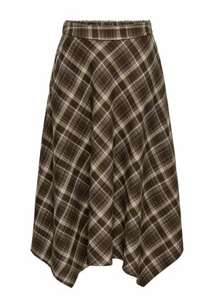ONLY, SKIRT ONLGUKA LONG SKIRT - Jupe trapèze - slate black