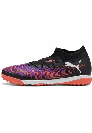 FUTURE 8 MATCH TT  - Football boots turf - black- white-glowing red