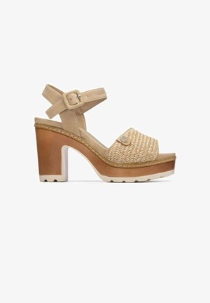 Refresh, SANDALIA DE MUJER CON TACÓN - TAUPE - Sandalias - marron