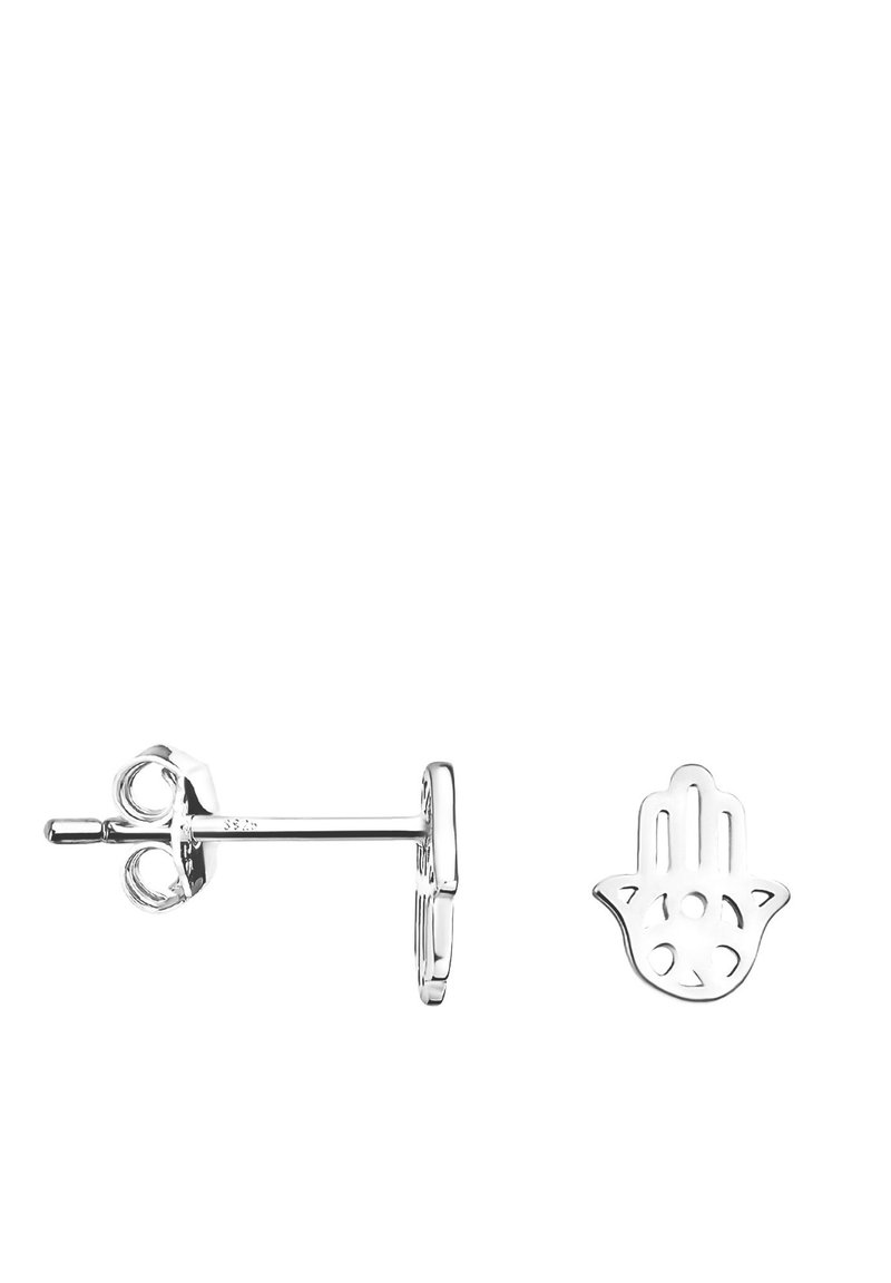 Orecchini Sicurezza Vite Orecchini Oro 18k Mano Di Fatima - Con