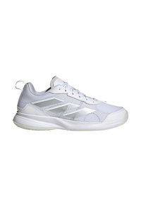 AVAFLASH  - Clay court tennis shoes - cloud white   silver metallic   pulse mint