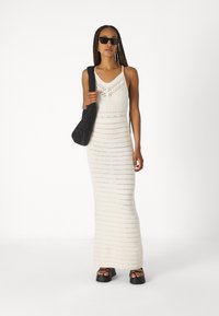 Gina Tricot DRESS - Dolga obleka - offwhite