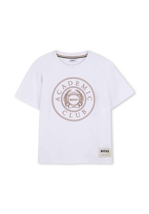 BOSS Kidswear, SHORT SLEEVES TEE-SHIRT KIDS TEENS - T-shirt imprimé - blanc
