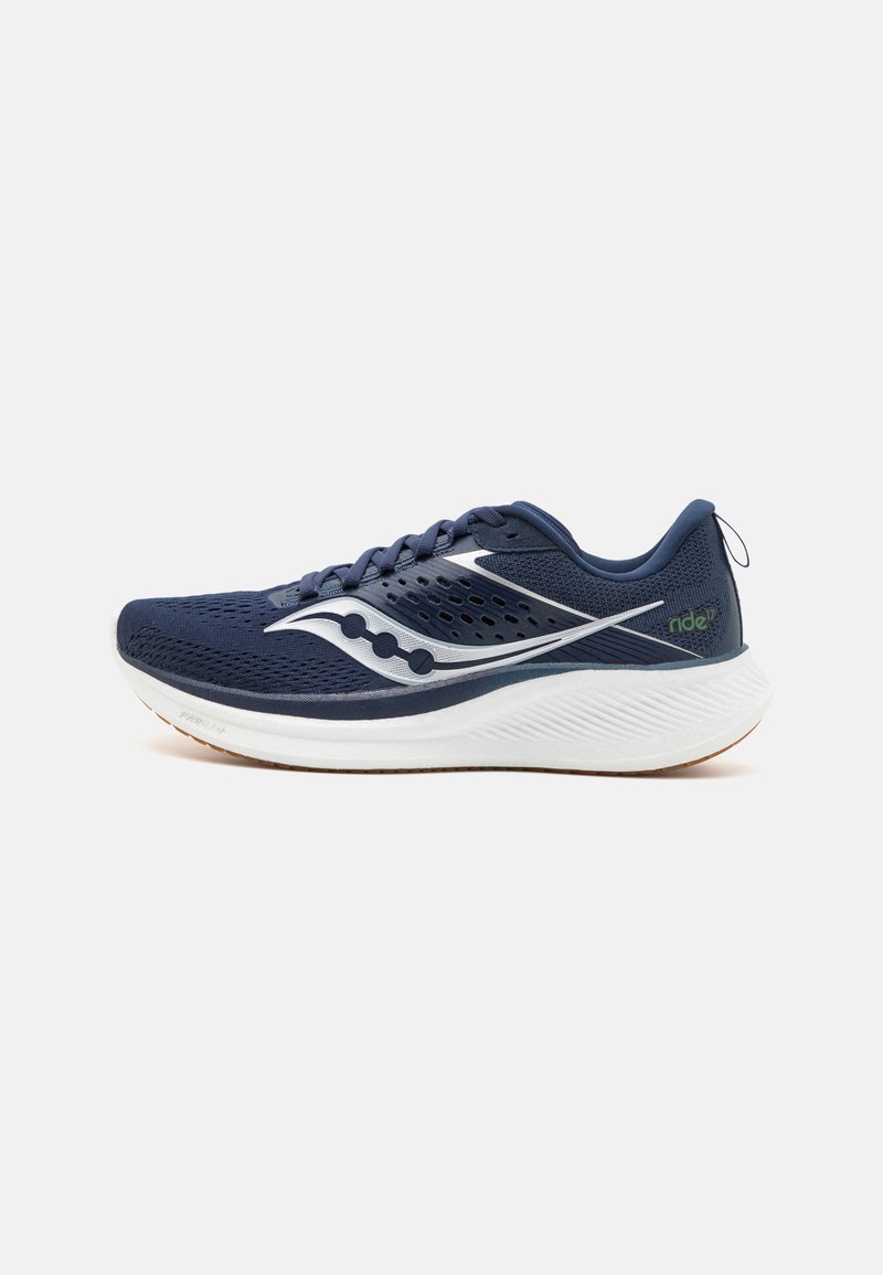 Saucony RIDE 17 - Hardloopschoenen voor op de weg - navy/gum