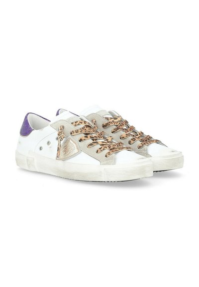 Philippe Model PARIS CON DETTAGLI ANIMALIER - Sneakers basse - bianco