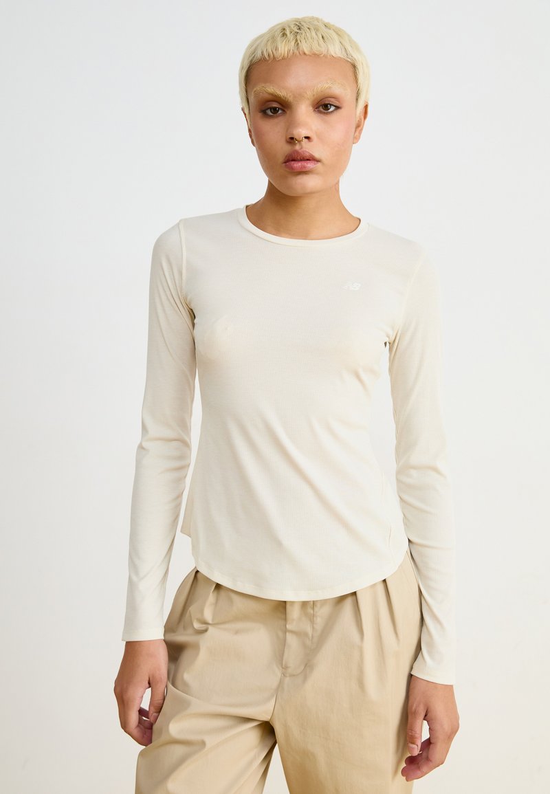 New Balance MICRO LONG SLEEVE - Μπλούζα με μακριά μανίκια - linen