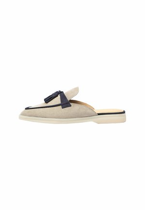 LUCREZIA  - Muiltjes - sand blue suede