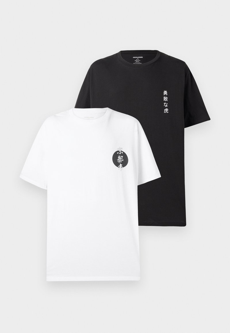 jack & jones T-shirt print zwart