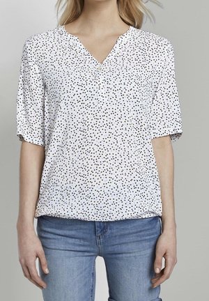 Bluse - white denim