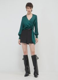 Calliope CROISÉ AVEC CEINTURE - Bluse - vert