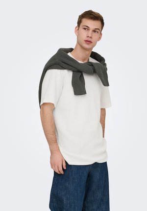 Only & Sons, T-SHIRT ONSLAZIO T-SHIRT - T-shirt basique - cloud dancer