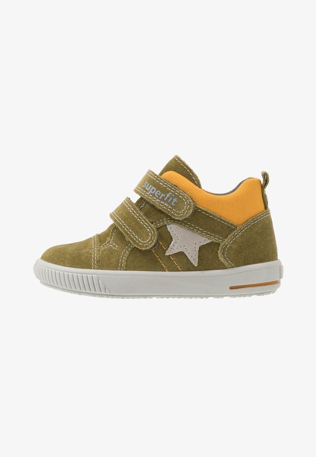MOPPY - Klettschuh - hellgrün/gelb/grau