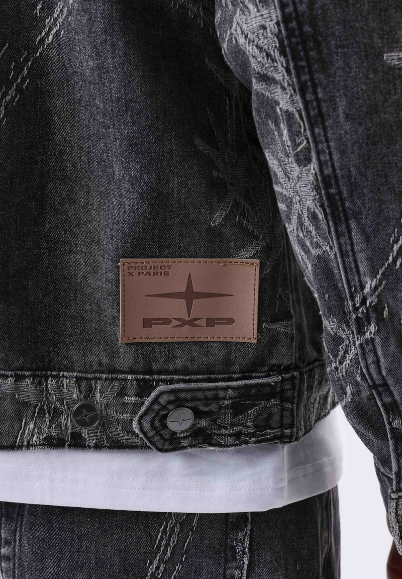 Project X Paris DETAIL MONOGRAMME ALL OVER - Felpa - noir/nero