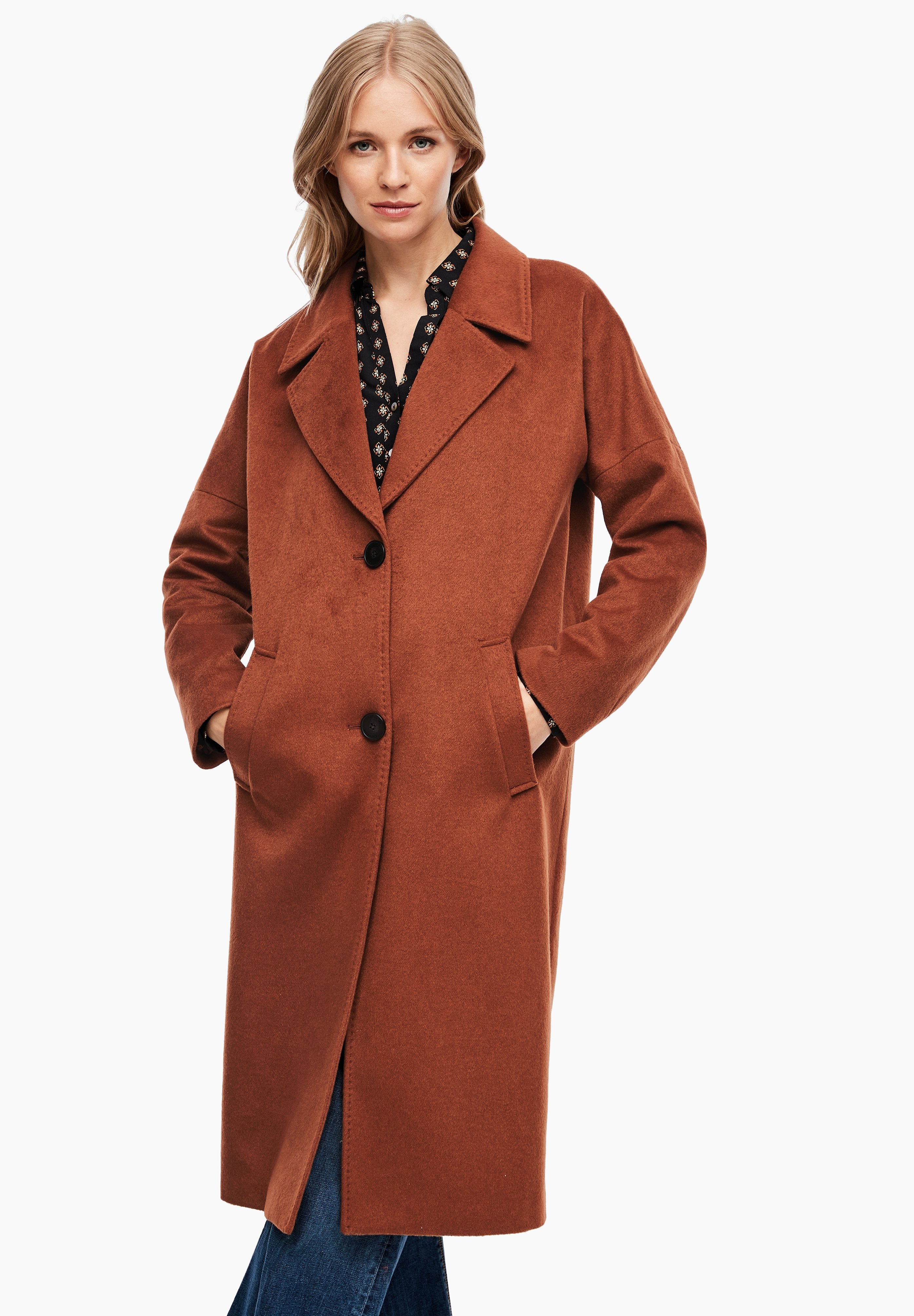 s oliver mantel cognac