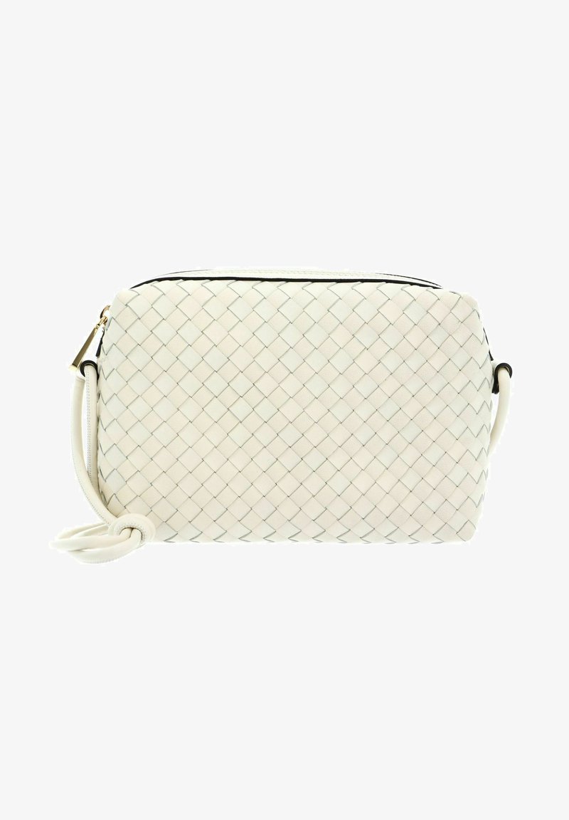 Abro PIUMA KNOTTED BIG - Cross body bag - cream