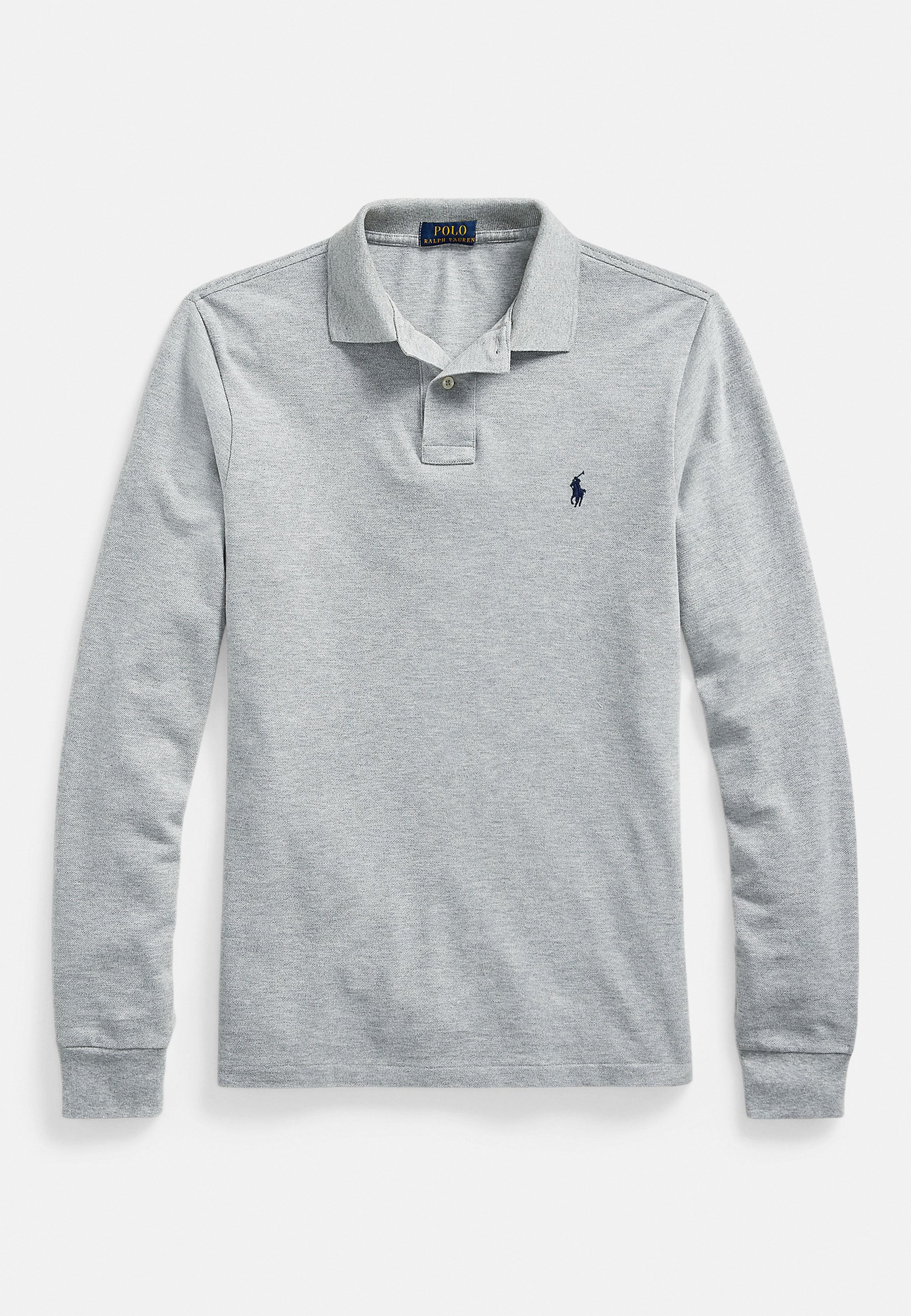 POLO RALPH LAUREN ラガーシャツ グレー XL Polo Ralph Lauren CUSTOM SLIM FIT MESH POLO SHIRT - Polo shirt