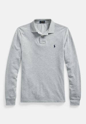 CUSTOM SLIM FIT MESH POLO SHIRT - Pólóing - andover heather