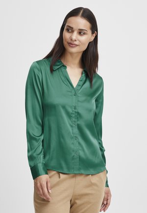 BYHENCE - Button-down blouse - cadmium green