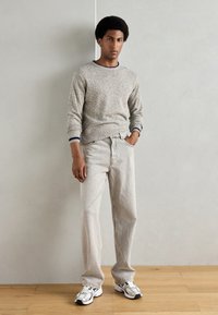 Scotch & Soda REGULAR FIT CREW NECK - Jumper - plaza taupe melange