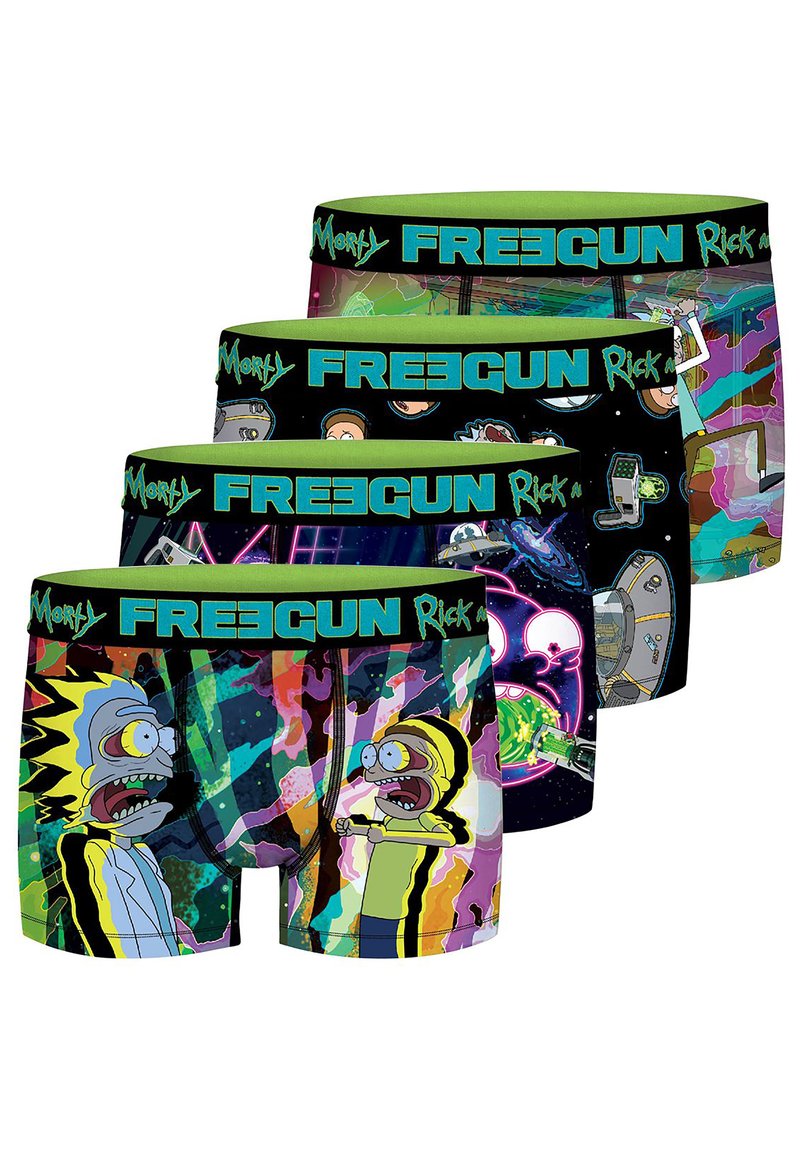 Freegun 4 PACK - Boxers - rick and morty set
