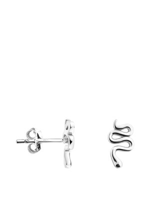 SNAKE - Earrings - silver coloured