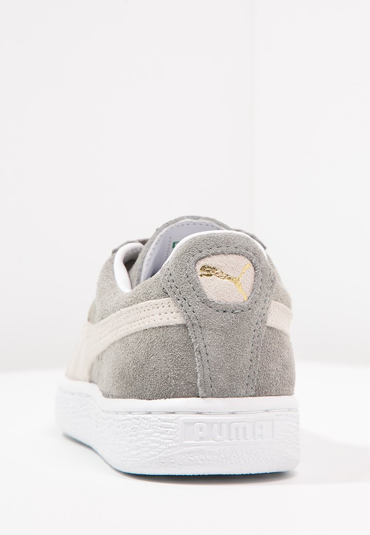 Puma SUEDE CLASSIC+ - Baskets basses - steeple gray/white/gris - ZALANDO.FR