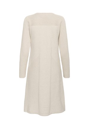 Cream, CRDELA KNIT DRESS - Robe pull - oat melange