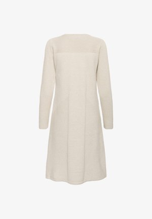 Cream, CRDELA KNIT DRESS - Robe pull - oat melange
