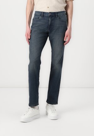 TOM TAILOR MARVIN - Straight leg jeans - dark stone wash denim