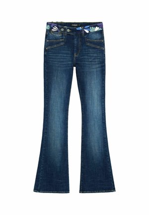 Desigual, FLARE JEANS - Džínsy bootcut - blue