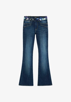 Desigual, FLARE JEANS - Jeans bootcut - blue