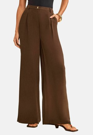 Love & Roses, Stoffhose - chocolate brown