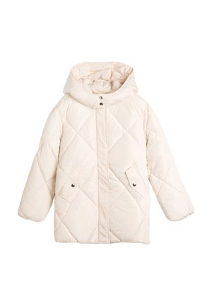 HOODED PUFFER  DETAIL QUILTED. - Wintermantel - beige