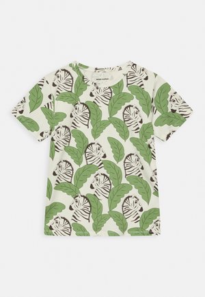 ZEBRAS TEE UNISEX - Print T-shirt - green