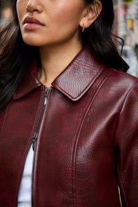 Veste Western En Daim Véritable Urban Outfitters Ecote - Marron Clair, Taille XS - Neuf Avec étiquettes