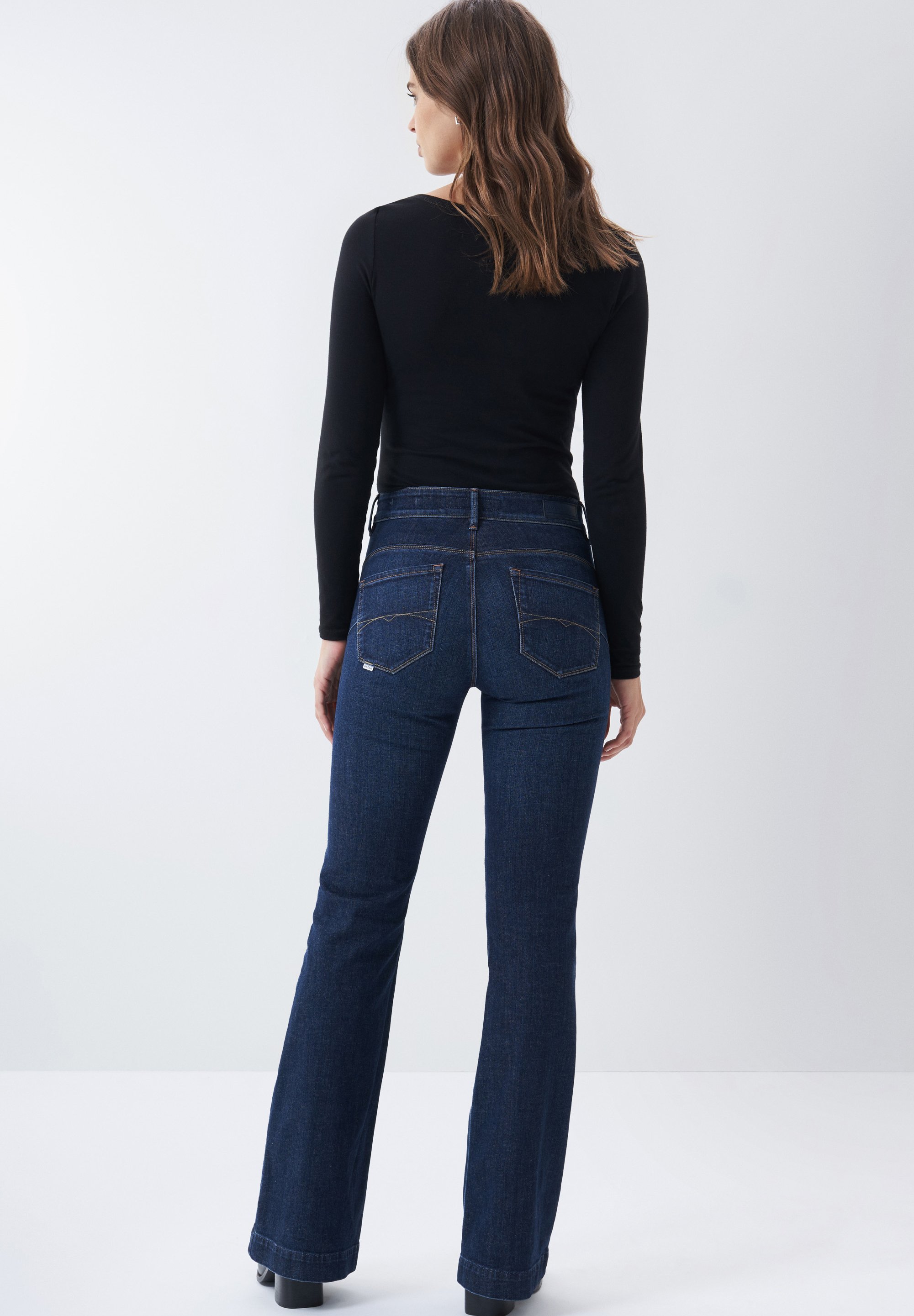 Vaqueros cintura alta de Salsa para mujer | FASHIOLA.es