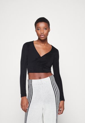 NMJORDAN WRAP - Camisola de manga comprida - black