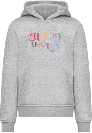 CHRISTMAS HOLLY JOLLY  - Sweat à capuche - heather grey