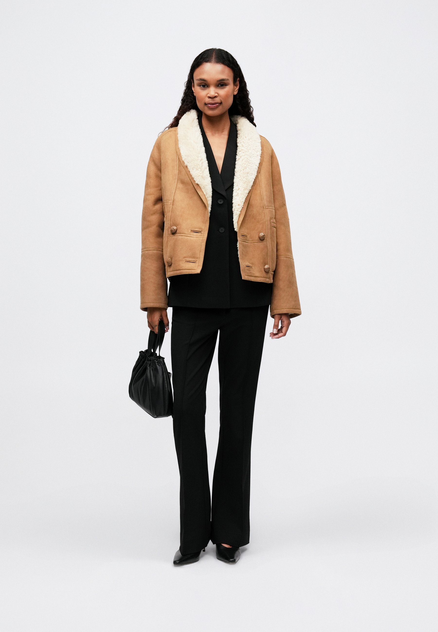 AllSaints CHARLTON - Leather jacket - tan brown/camel - Zalando.ie