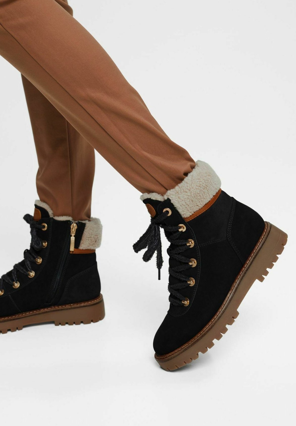 esprit lace up boots