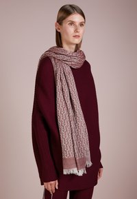 AIGNER LOGO SHAWL - Sciarpa - burgundy
