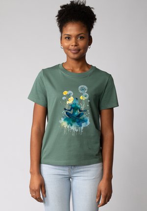 YOGA MEDITATION - T-shirt imprimé - green bay