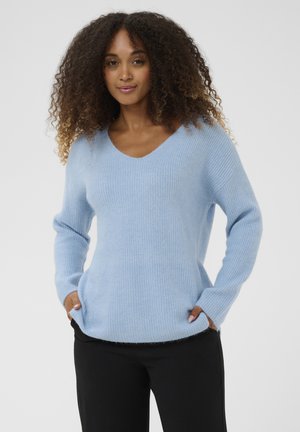 PAULA V-NECK PULLOVER - Džemperis - cashmere blue