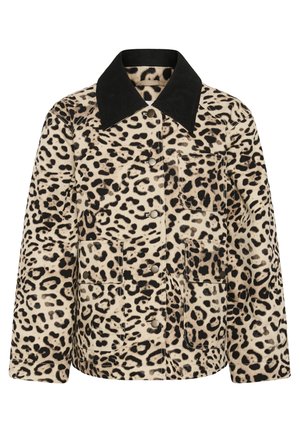 Soaked in Luxury, SLNATALIE PADDED JACKET - Veste légère - oyster gray leopard