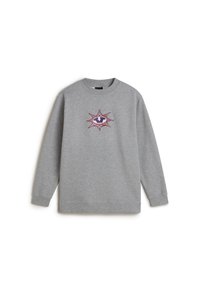 Vans STAR CHECKER CREW NECK - Sudadera - dark grey