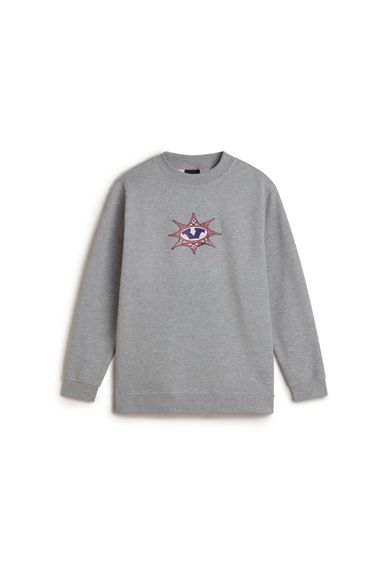 Vans STAR CHECKER CREW NECK - Sudadera - dark grey