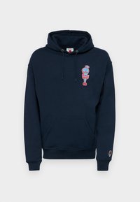 WE SERVE IT BEST POPOVER HOOD - Hoodie - navy