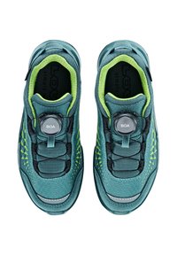 Lowa FERROX GTX LO JR - Scarpa da hiking - petrol/limone