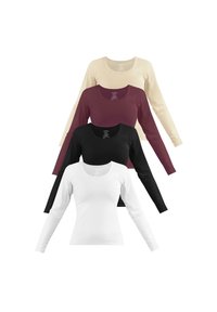 Unausgewählt, weiß schwarz burgund beige