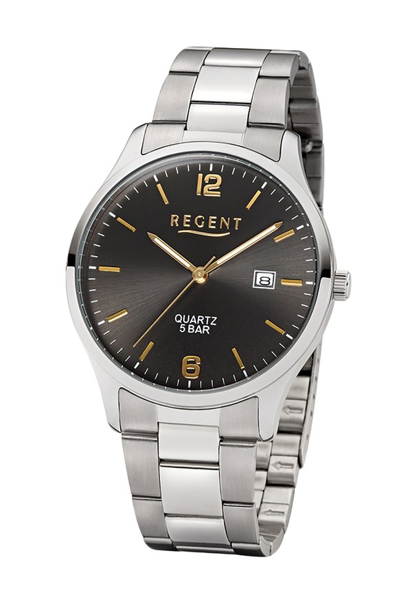 ANALOG MINERALGLAS - Uhr - silberfarben